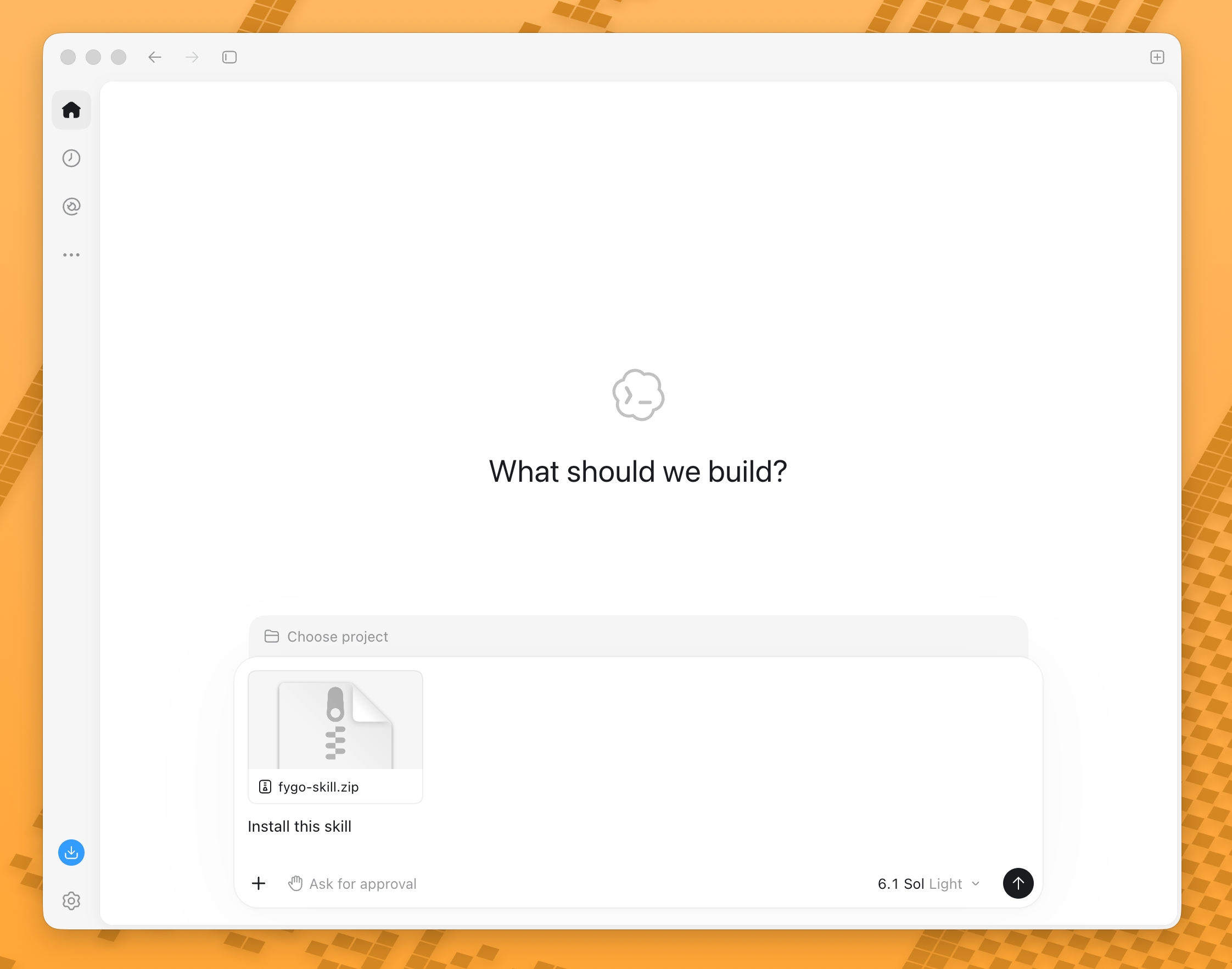 システム設定 - AI Agent に NAS へのアクセスを許可するには? - Skills をインストールするの操作スクリーンショット